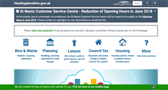 Desktop Screenshot of huntingdonshire.gov.uk